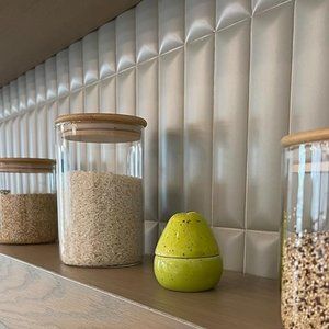 PUDRA Store New Ceramic Fruit Salt and Pepper Shakers Set